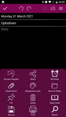 Diary android App screenshot 4